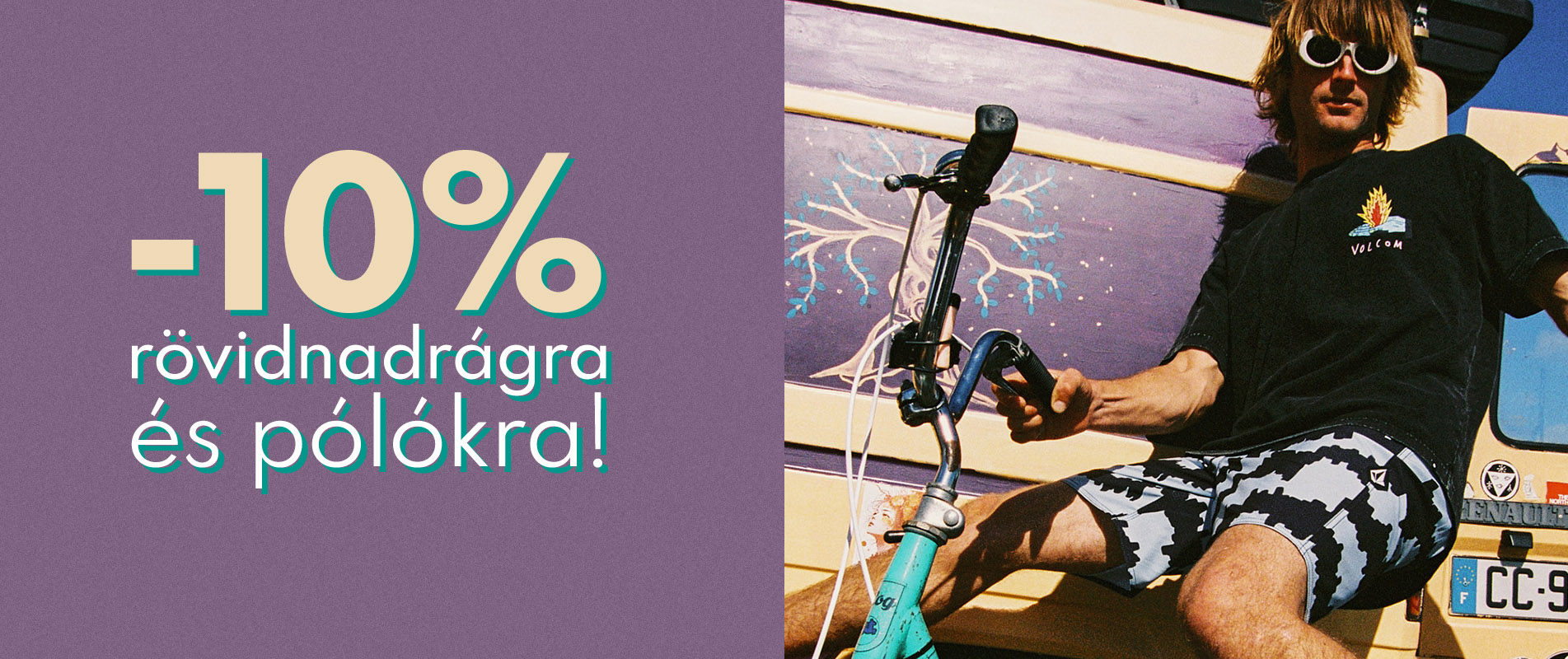 -10% pólókra és rövidnadrágra!