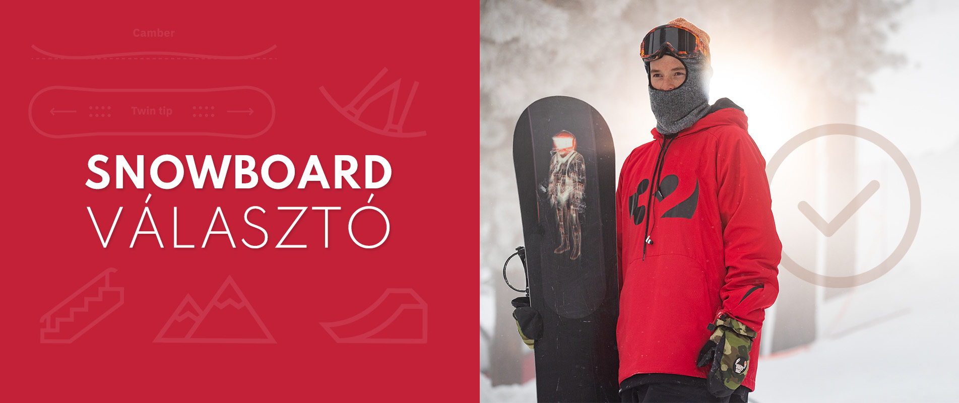 Snowboard választó